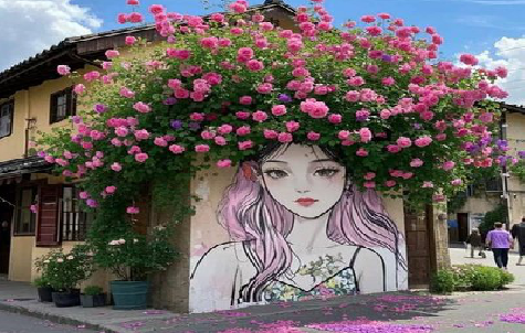 美姑怎么设计网红打卡墙绘