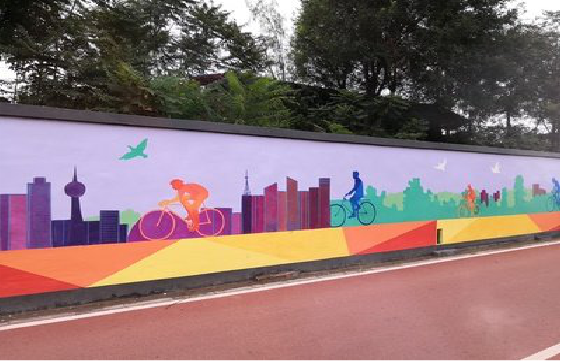 美姑墙体彩绘-围墙