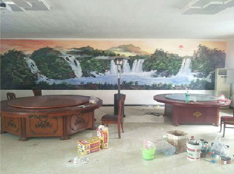 美姑墙绘-写实风景