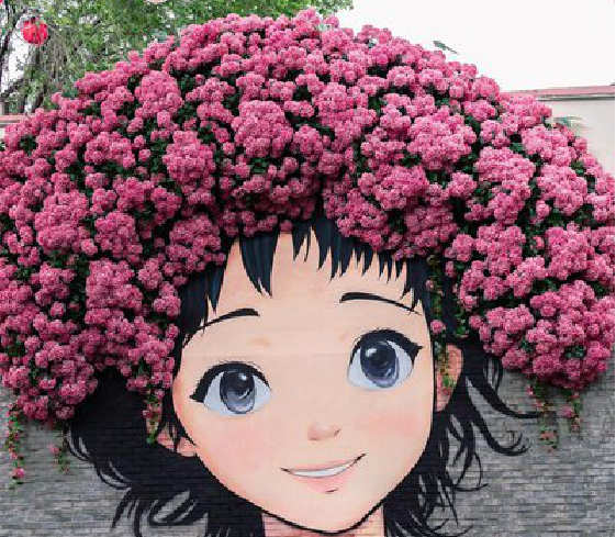 美姑墙体彩绘-网红墙打卡