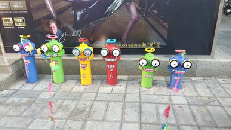 美姑商业区彩绘