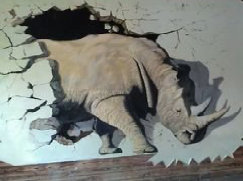 美姑在墙绘中，如何绘制3D效果？