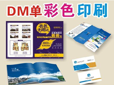 美姑单页印刷，色彩搭配简单。