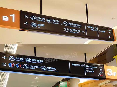 美姑如何通过商场标识牌引导客流分布？